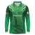 Pakistan Cricket Custom Long Sleeve Polo Shirt The Green Shirts with Sporty Pattern - Wonder Print Shop