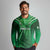 Pakistan Cricket Custom Long Sleeve Polo Shirt The Green Shirts with Sporty Pattern - Wonder Print Shop