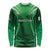 Pakistan Cricket Custom Long Sleeve Shirt The Green Shirts with Sporty Pattern - Wonder Print Shop