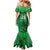 Pakistan Cricket Custom Mermaid Dress The Green Shirts with Sporty Pattern - Wonder Print Shop