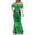 Pakistan Cricket Custom Mermaid Dress The Green Shirts with Sporty Pattern - Wonder Print Shop