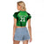 Pakistan Cricket Custom Raglan Cropped T Shirt The Green Shirts with Sporty Pattern