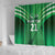 Pakistan Cricket Custom Shower Curtain The Green Shirts with Sporty Pattern