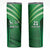 Pakistan Cricket Custom Skinny Tumbler The Green Shirts with Sporty Pattern