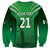 Pakistan Cricket Custom Sweatshirt The Green Shirts with Sporty Pattern