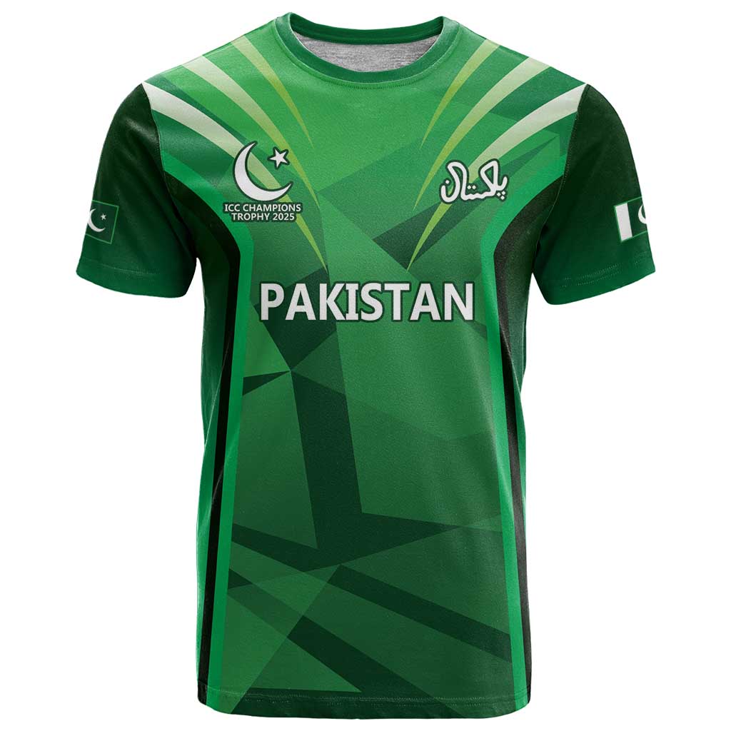 Pakistan Cricket Custom T Shirt The Green Shirts with Sporty Pattern