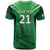 Pakistan Cricket Custom T Shirt The Green Shirts with Sporty Pattern