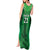 Pakistan Cricket Custom Tank Maxi Dress The Green Shirts with Sporty Pattern