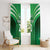 Pakistan Cricket Custom Window Curtain The Green Shirts with Sporty Pattern - Wonder Print Shop