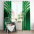 Pakistan Cricket Custom Window Curtain The Green Shirts with Sporty Pattern - Wonder Print Shop