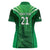 Pakistan Cricket Custom Women Polo Shirt The Green Shirts with Sporty Pattern - Wonder Print Shop