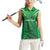 Pakistan Cricket Custom Women Sleeveless Polo Shirt The Green Shirts with Sporty Pattern