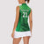 Pakistan Cricket Custom Women Sleeveless Polo Shirt The Green Shirts with Sporty Pattern