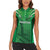 Pakistan Cricket Custom Women Sleeveless Polo Shirt The Green Shirts with Sporty Pattern