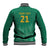 South Africa Cricket Custom Baseball Jacket Proteas Green LT9 - Wonder Print Shop