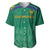 South Africa Cricket Custom Baseball Jersey Proteas Green LT9 - Wonder Print Shop