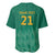 South Africa Cricket Custom Baseball Jersey Proteas Green LT9 - Wonder Print Shop