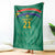 South Africa Cricket Custom Blanket Proteas Green