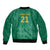 South Africa Cricket Custom Bomber Jacket Proteas Green LT9 - Wonder Print Shop