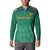 South Africa Cricket Custom Button Sweatshirt Proteas Green LT9 - Wonder Print Shop