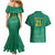 South Africa Cricket Custom Couples Matching Mermaid Dress and Hawaiian Shirt Proteas Green LT9 - Wonder Print Shop