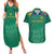 South Africa Cricket Custom Couples Matching Summer Maxi Dress and Hawaiian Shirt Proteas Green LT9 - Wonder Print Shop