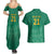 South Africa Cricket Custom Couples Matching Summer Maxi Dress and Hawaiian Shirt Proteas Green LT9 - Wonder Print Shop