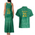 South Africa Cricket Custom Couples Matching Tank Maxi Dress and Hawaiian Shirt Proteas Green LT9 - Wonder Print Shop