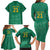 South Africa Cricket Custom Family Matching Long Sleeve Bodycon Dress and Hawaiian Shirt Proteas Green LT9 - Wonder Print Shop