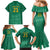 South Africa Cricket Custom Family Matching Mermaid Dress and Hawaiian Shirt Proteas Green LT9 - Wonder Print Shop