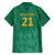 South Africa Cricket Custom Family Matching Tank Maxi Dress and Hawaiian Shirt Proteas Green - Wonder Print Shop