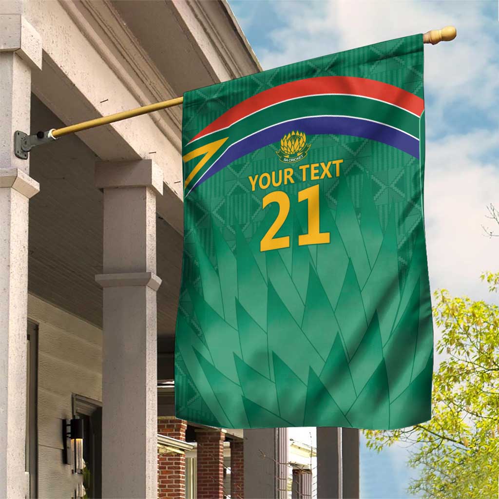 South Africa Cricket Custom Garden Flag Proteas Green - Wonder Print Shop