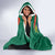 South Africa Cricket Custom Hooded Blanket Proteas Green