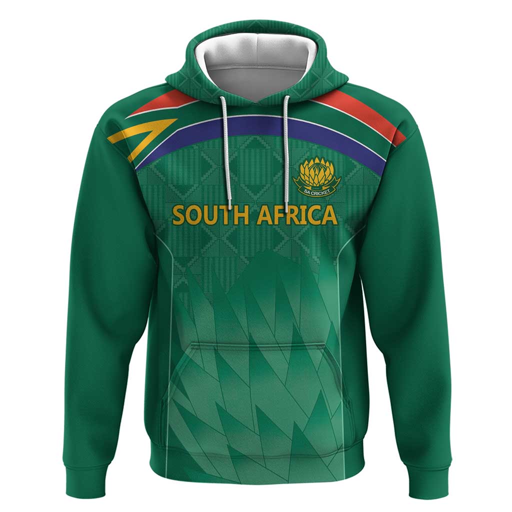 South Africa Cricket Custom Hoodie Proteas Green - Wonder Print Shop