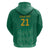 South Africa Cricket Custom Hoodie Proteas Green - Wonder Print Shop