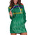 South Africa Cricket Custom Hoodie Dress Proteas Green - Wonder Print Shop