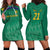 South Africa Cricket Custom Hoodie Dress Proteas Green - Wonder Print Shop