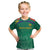 South Africa Cricket Custom Kid T Shirt Proteas Green - Wonder Print Shop