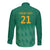 South Africa Cricket Custom Long Sleeve Button Shirt Proteas Green - Wonder Print Shop