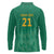 South Africa Cricket Custom Long Sleeve Polo Shirt Proteas Green - Wonder Print Shop