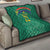 South Africa Cricket Custom Quilt Proteas Green