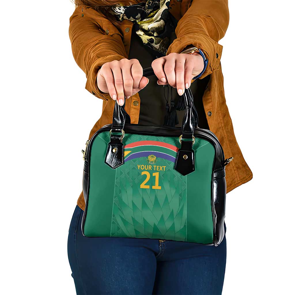 South Africa Cricket Custom Shoulder Handbag Proteas Green