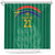 South Africa Cricket Custom Shower Curtain Proteas Green