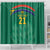 South Africa Cricket Custom Shower Curtain Proteas Green