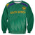 South Africa Cricket Custom Sweatshirt Proteas Green - Wonder Print Shop