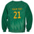 South Africa Cricket Custom Sweatshirt Proteas Green - Wonder Print Shop