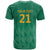 South Africa Cricket Custom T Shirt Proteas Green - Wonder Print Shop