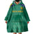 South Africa Cricket Custom Wearable Blanket Hoodie Proteas Green - Wonder Print Shop