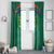 South Africa Cricket Custom Window Curtain Proteas Green