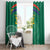 South Africa Cricket Custom Window Curtain Proteas Green